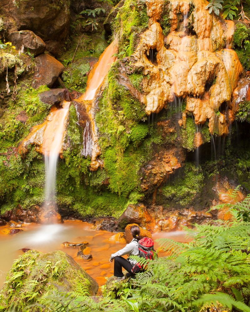 Azores travel lush landscapes and waterfalls - Azoren Reise üppige Landschaften